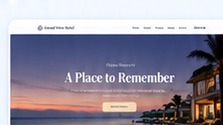 Elegant hotel website template